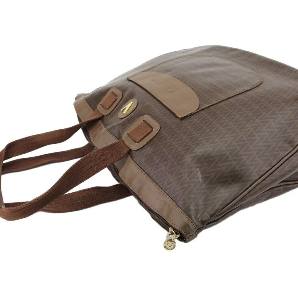 MARIO VALENTINO Boston bag Brown Gold Silver Women Authentic secondhand